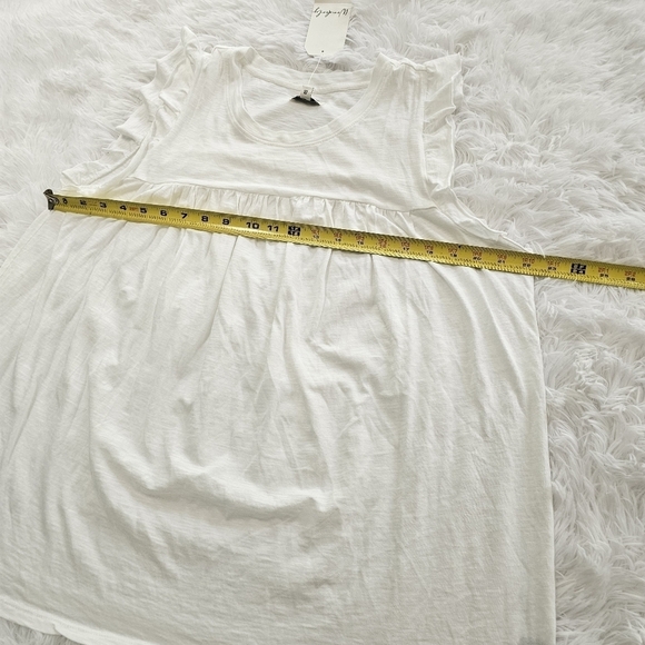 NWT Wonderly size XL flutter cap sleeve top - Picture 12 of 13